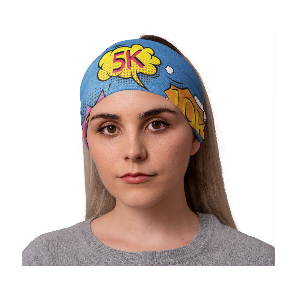 Lunabands Multi Use Multifunctional Sports Yoga Gym Ski Bandana Snood Neck Gaiter Run Trail Running Headband Tube Headbands