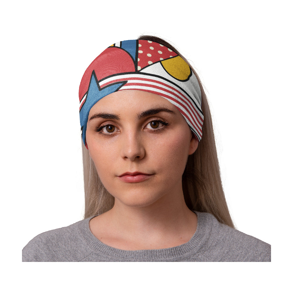 Lunabands Womans Ladies Fashion Designer Multi Use Multifunctional Trail Running Gym Snood Bandana Headband Fitness Headbands