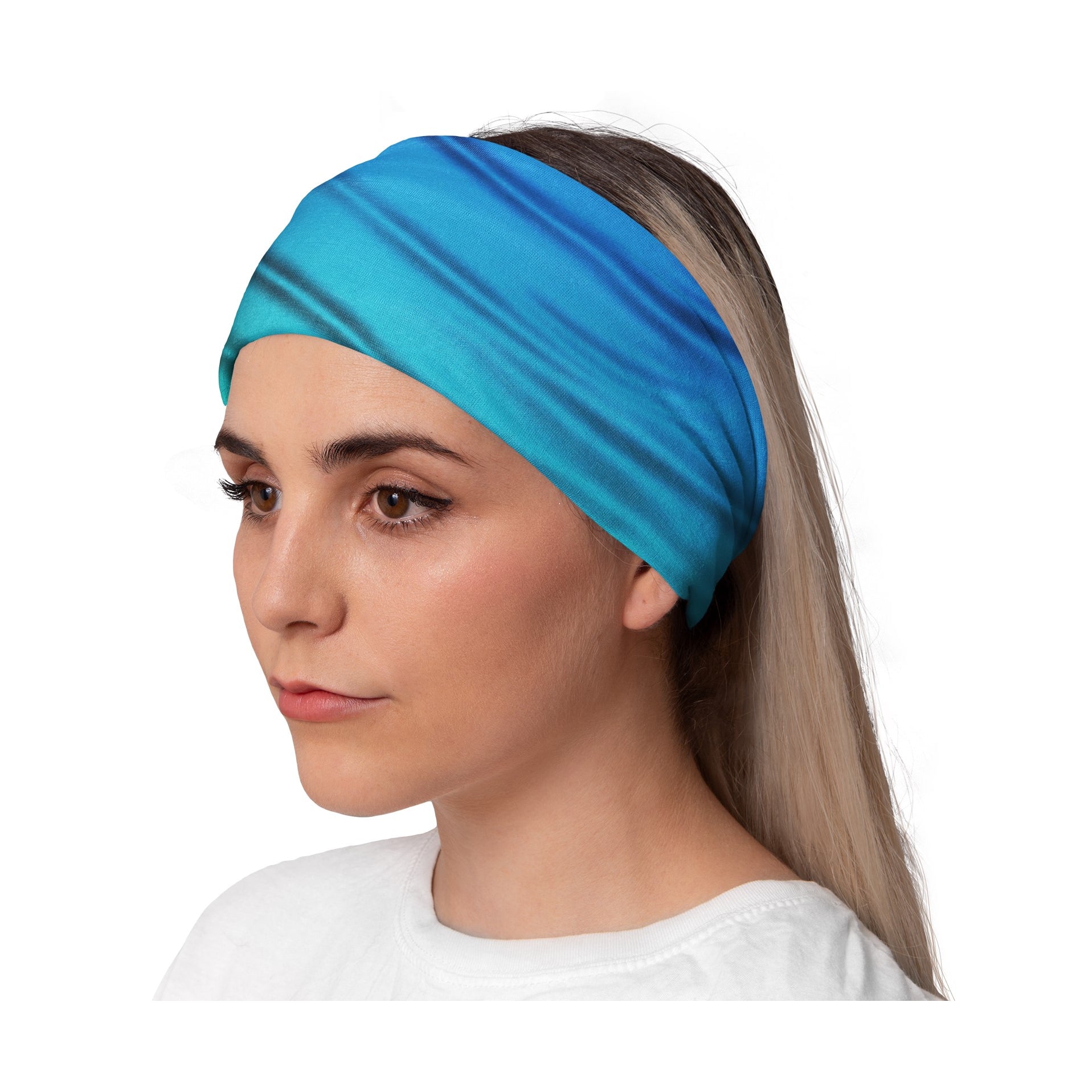 Lunabands Ocean Womans Ladies Fashion Designer Multi Use Multifunctional Trail Running Gym Snood Bandana Headband Fitness Headbands