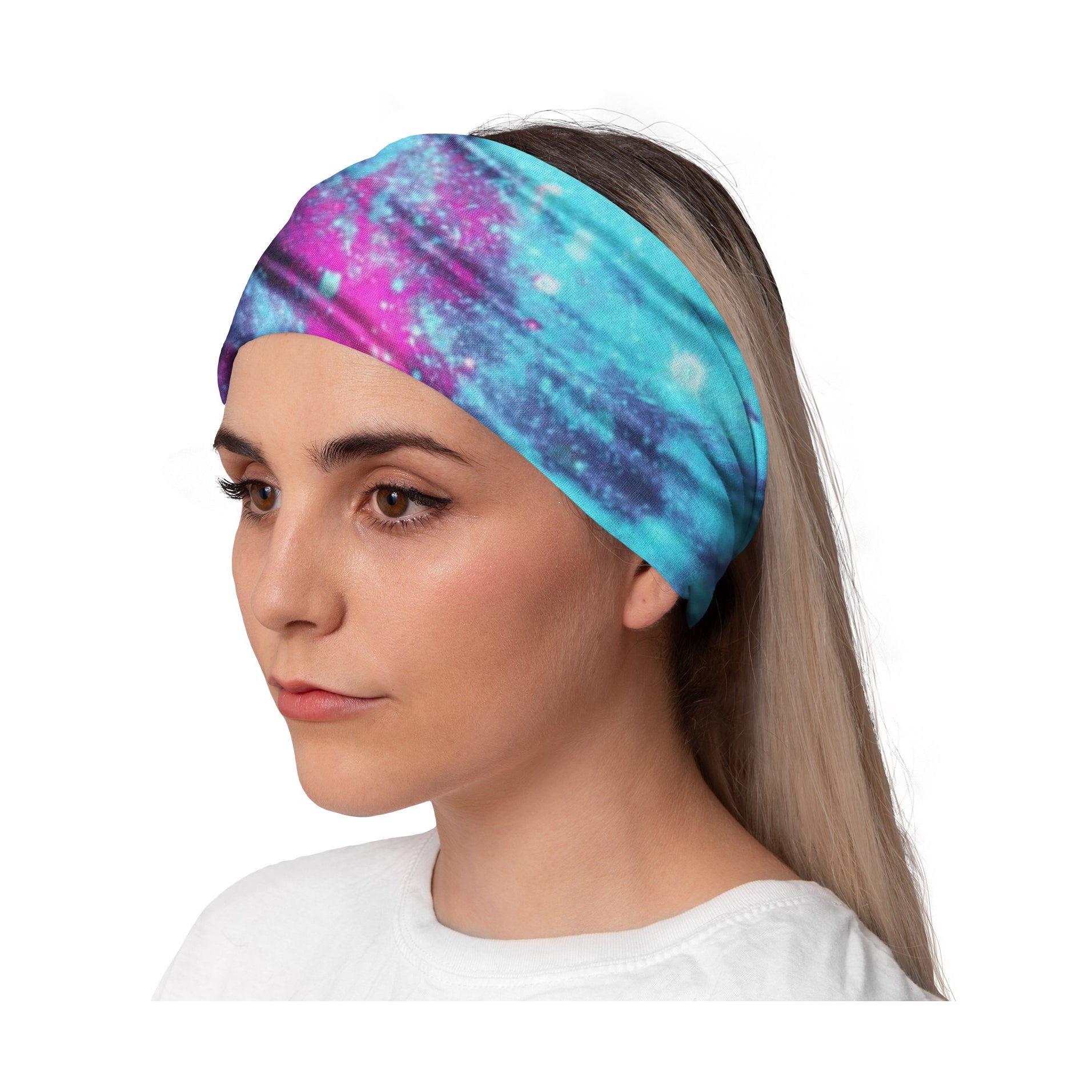 Lunabands Illusion Womans Ladies Fashion Designer Multi Use Multifunctional Trail Running Gym Snood Bandana Headband Fitness Headbands