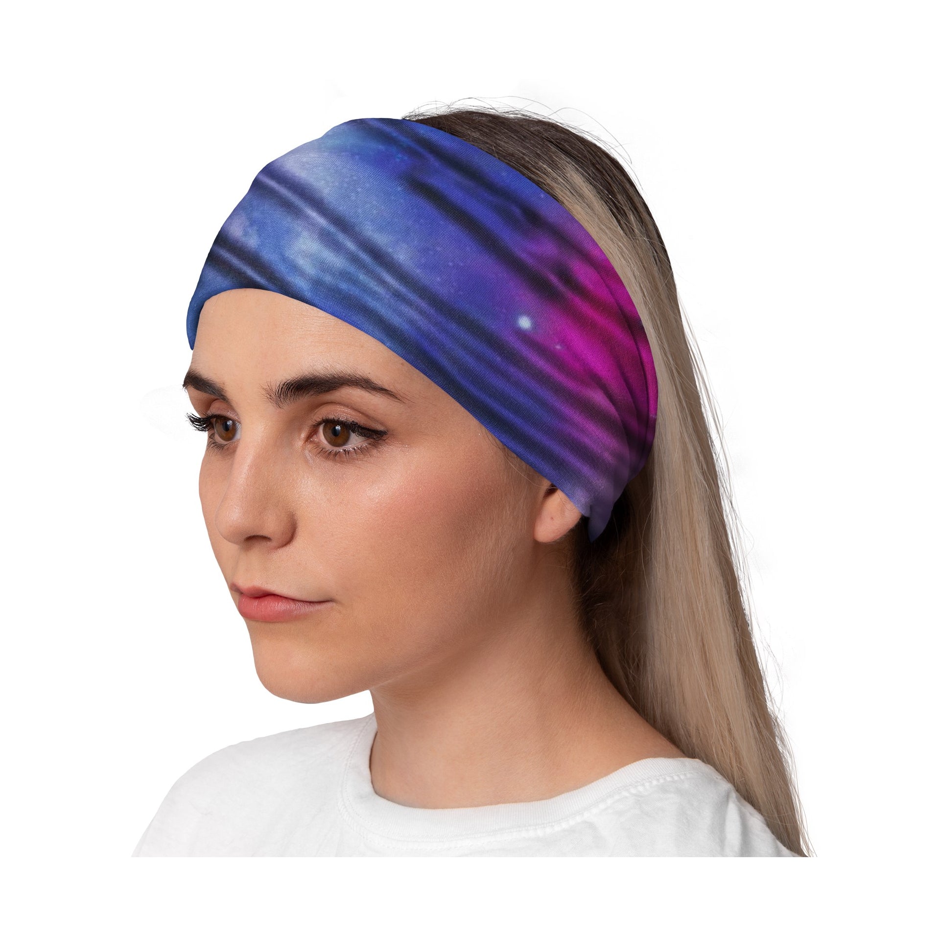 Lunabands Cosmos Womans Ladies Fashion Designer Multi Use Multifunctional Trail Running Gym Snood Bandana Headband Fitness Headbands