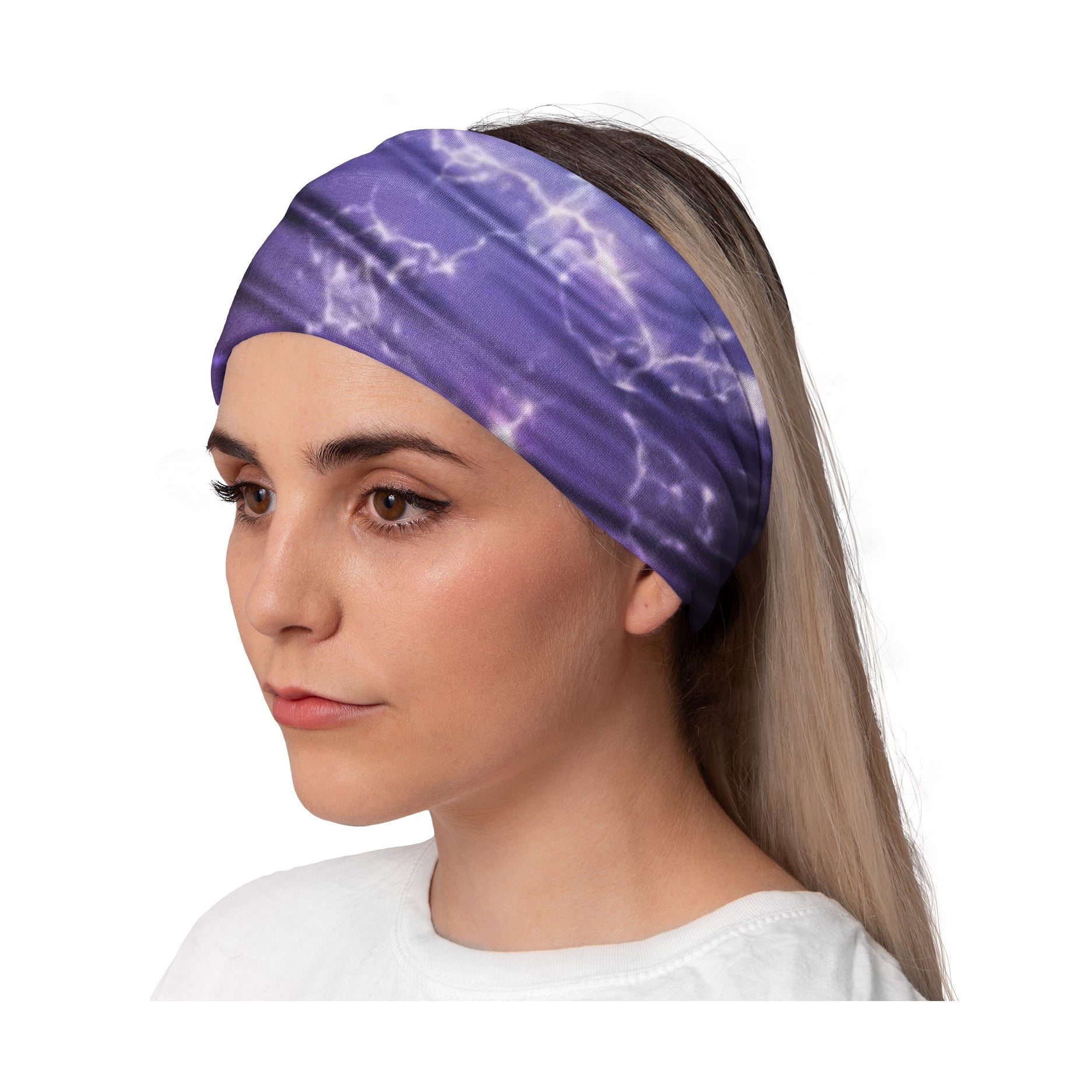 Lunabands Nebula Womans Ladies Fashion Designer Multi Use Multifunctional Trail Running Gym Snood Bandana Headband Fitness