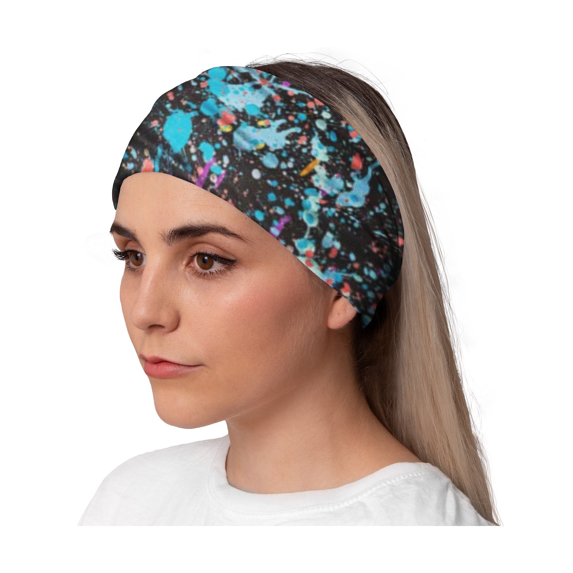 Lunabands Jupiter Womans Ladies Fashion Designer Multi Use Multifunctional Trail Running Gym Snood Bandana Headband Fitness Headbands