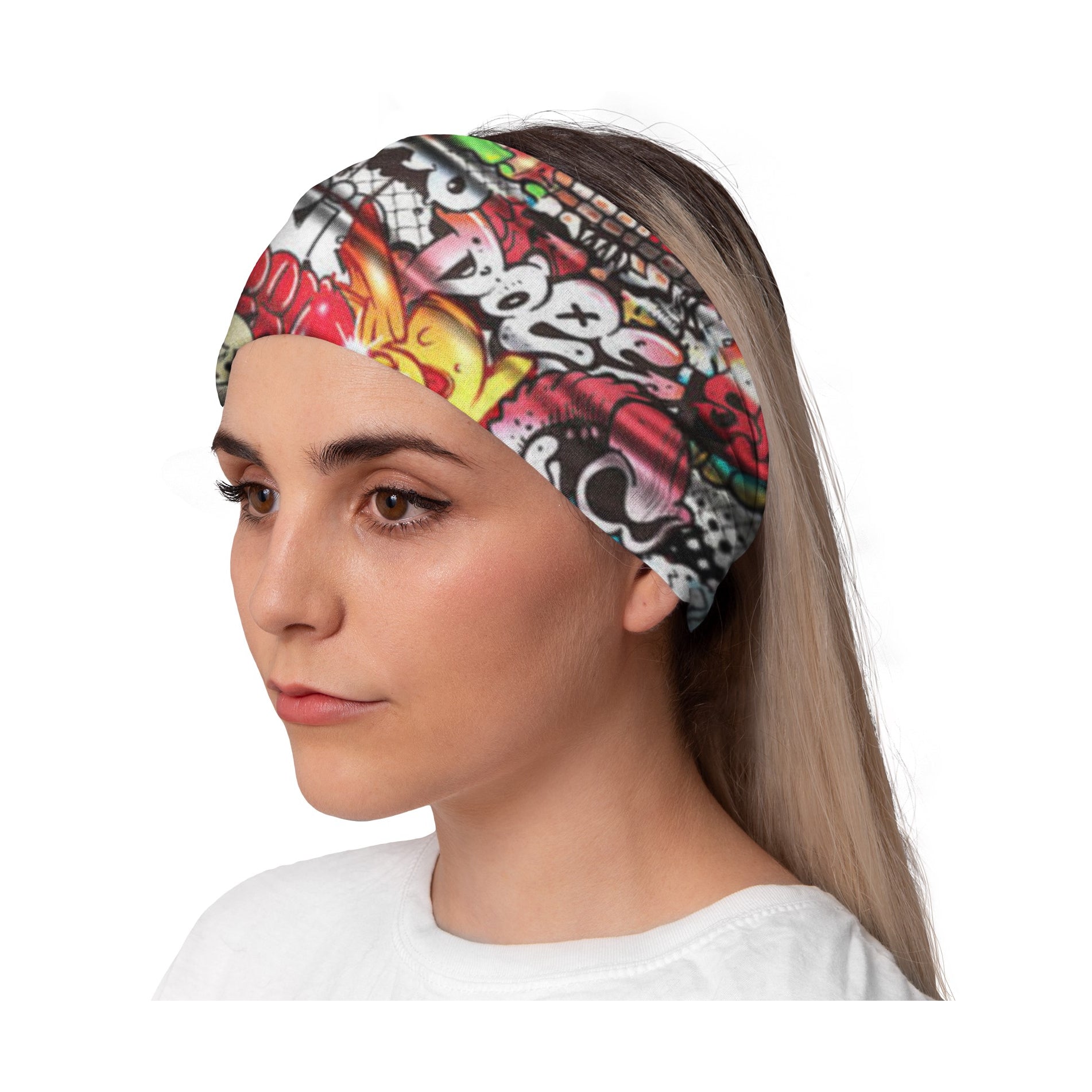 Lunabands Vibe Womans Ladies Fashion Designer Multi Use Multifunctional Trail Running Gym Snood Bandana Headband Fitness Headbands