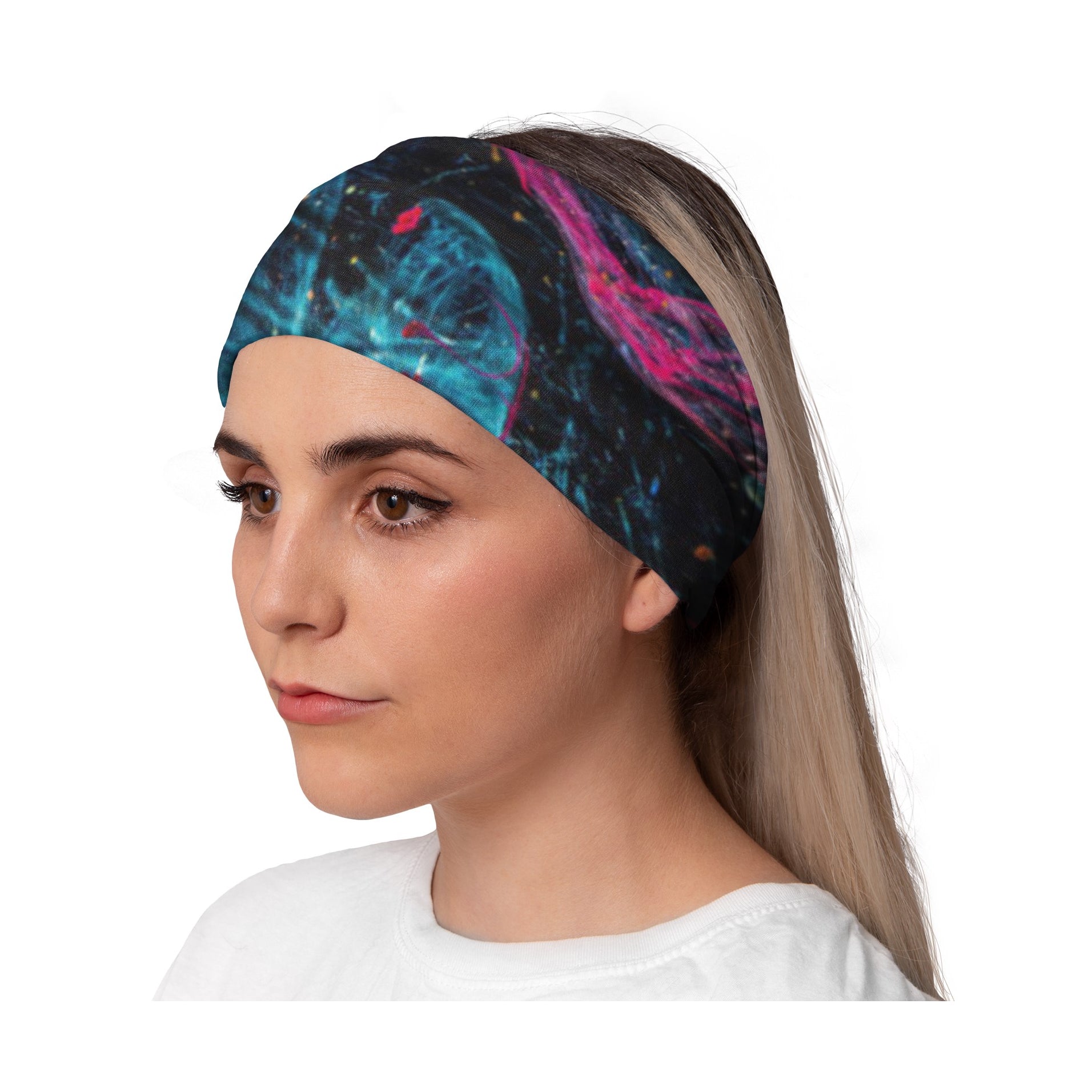 Lunabands Vulcan Womans Ladies Fashion Designer Multi Use Multifunctional Trail Running Gym Snood Bandana Headband Fitness Headbands