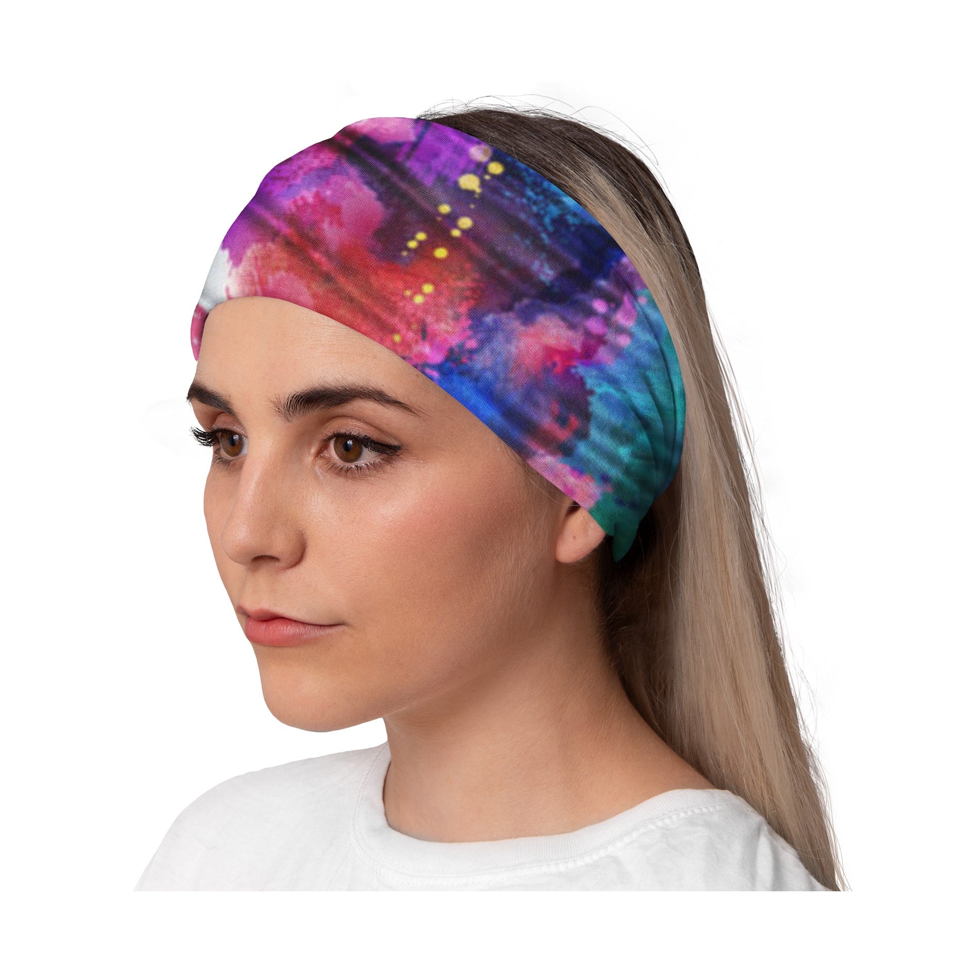 Lunabands Heathcliff Womans Ladies Fashion Designer Multi Use Multifunctional Trail Running Gym Snood Bandana Headband Fitness Headbands