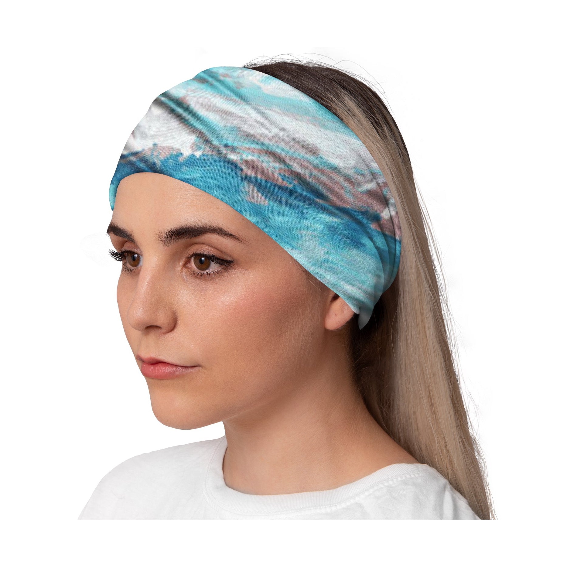 Lunabands Nysa Womans Ladies Fashion Designer Multi Use Multifunctional Trail Running Gym Snood Bandana Headband Fitness Headbands